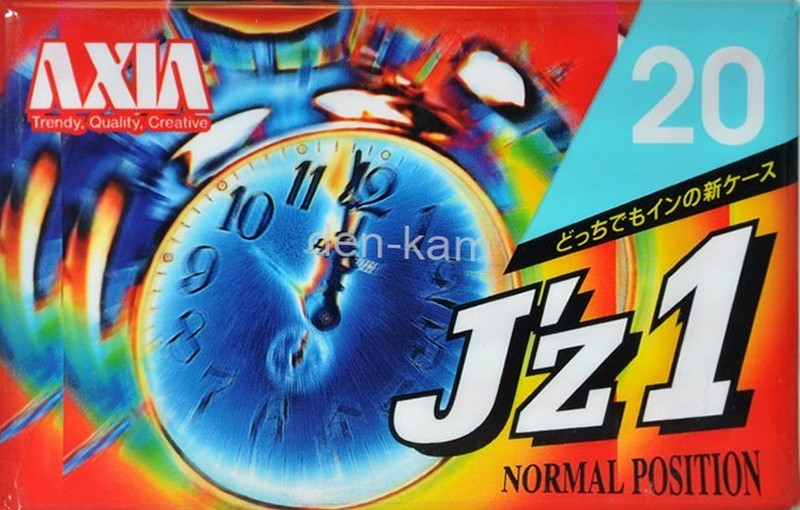 Compact Cassette AXIA J`z 1 20 "JZ1G 20" Type I Normal 1997 Japan
