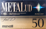 Compact Cassette Maxell Metal UD 50 "M-UD50(F)" Type IV Metal 1992 Japan