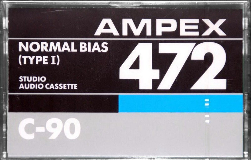 Compact Cassette Ampex 472 90 Type I Normal 1985 USA