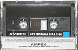 Compact Cassette Ampex 472 90 Type I Normal 1985 USA