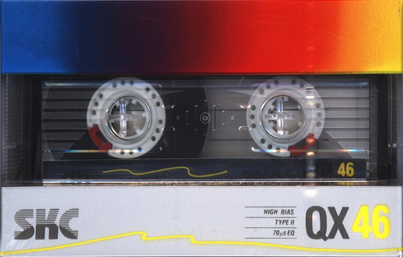 Compact Cassette SKC QX 46 Type II Chrome 1990 USA