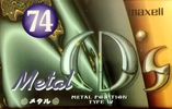 Compact Cassette Maxell Metal CD's 74 "MCDS-74L" Type IV Metal 1997 Japan