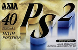 Compact Cassette AXIA PS-II / PS-2 40 "PS2F 40" Type II Chrome 1993 Japan