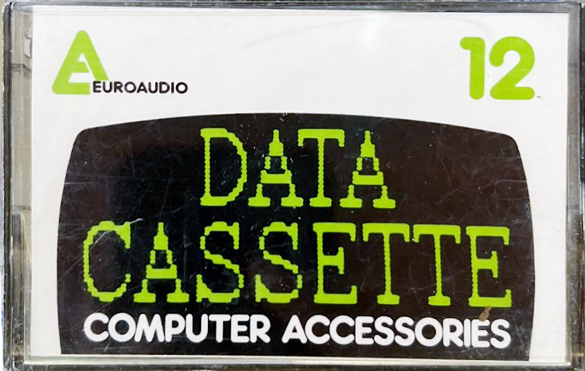 Compact Cassette EuroAudio Data 12 Computer Cassette 1984 Europe