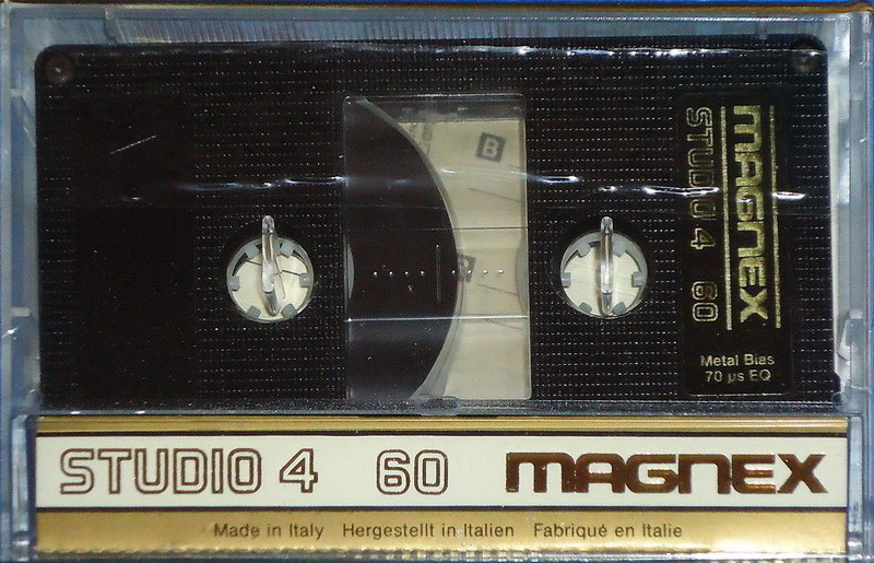 Compact Cassette Magnex Studio 4 60 Type IV Metal 1985 Europe