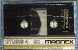 Compact Cassette Magnex Studio 4 60 Type IV Metal 1985 Europe