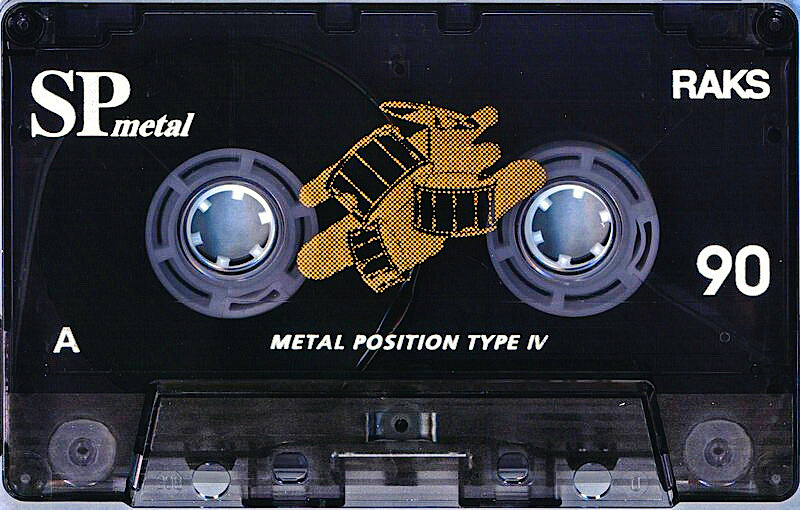 Compact Cassette RAKS SP Metal 90 Type IV Metal 1996 Europe