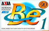 Compact Cassette AXIA Be 1 90 "BE1A 90" Type I Normal 1996 Japan
