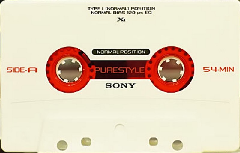 Compact Cassette Sony XI 54 "Purestyle C-54X1D" Type I Normal 1997 Japan