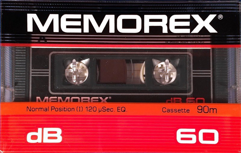 Compact Cassette Memorex dB 60 Type I Normal 1985 South Korea