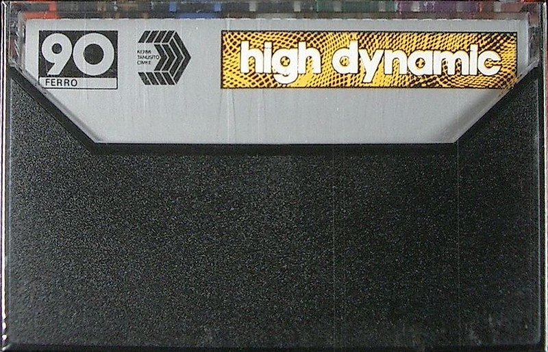 Compact Cassette Polimer 90 "high dynamic" Type II Chrome Hungary