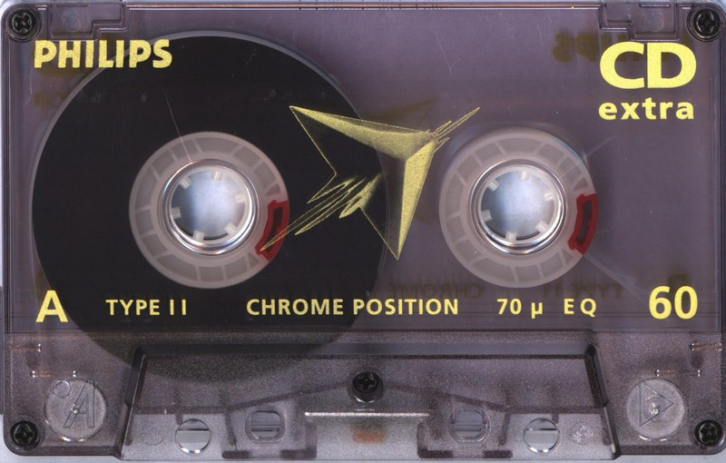 Compact Cassette Philips CD Extra 60 Type II Chrome 1997 Europe