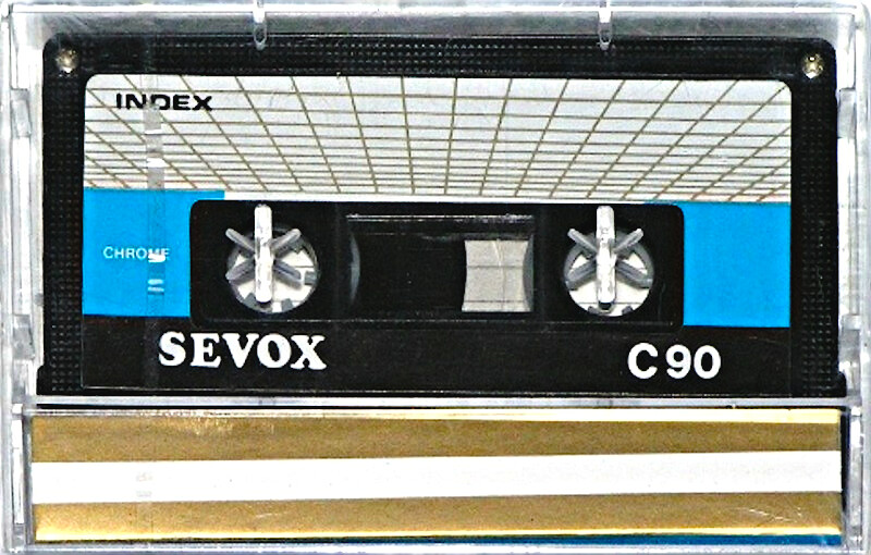Compact Cassette Sevox 90 Type II Chrome 1984 Hong Kong