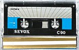Compact Cassette Sevox 90 Type II Chrome 1984 Hong Kong