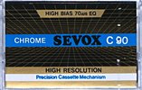 Compact Cassette Sevox 90 Type II Chrome 1984 Hong Kong