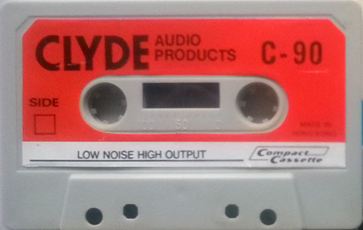 Compact Cassette Clyde 90 Type I Normal Hong Kong