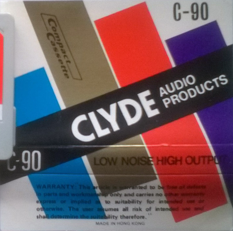 Compact Cassette Clyde 90 Type I Normal Hong Kong