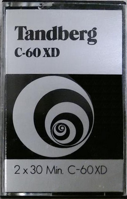 Compact Cassette Tandberg 60 "C-60XD" Type II Chrome 1975 Worldwide