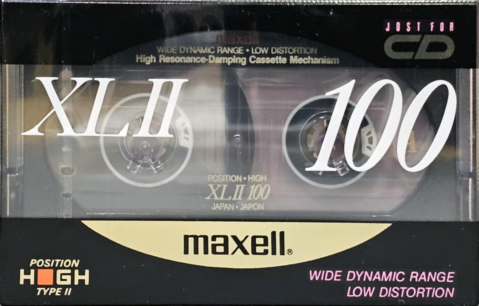 Compact Cassette Maxell XLII 100 Type II Chrome 1990 Japan