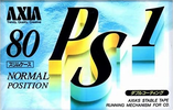 Compact Cassette AXIA PS-I / PS-1 80 "PS1F 80" Type I Normal 1993 Japan