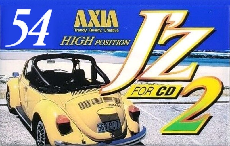 Compact Cassette AXIA J`z 2 54 "JZ2C 54" Type II Chrome 1995 Japan