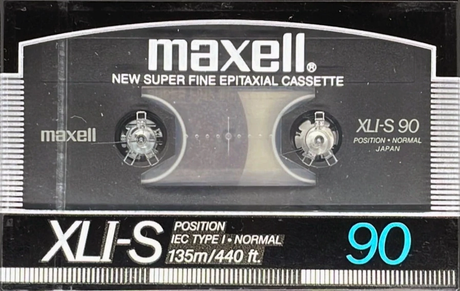 Compact Cassette Maxell XLI-S 90 Type I Normal 1986 USA