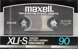 Compact Cassette Maxell XLI-S 90 Type I Normal 1986 USA