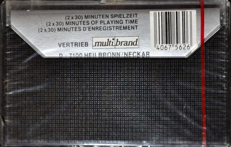Compact Cassette Silver Sound High Energy 60 "Multibrand" Type I Normal 1983 Europe
