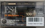 Compact Cassette Sony ES-I 100 "C-100ES1" Type I Normal 1992 Japan