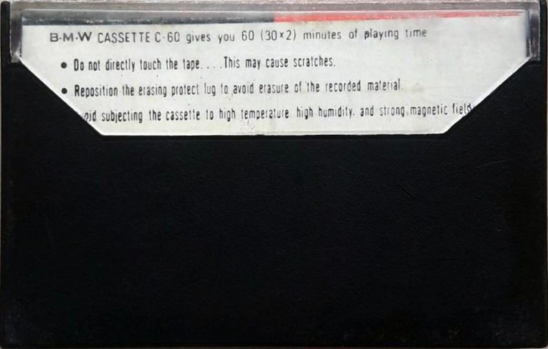 Compact Cassette BMW 60 Type I Normal Unknown Country