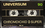 Compact Cassette Universum Super 90 Type II Chrome 1983 Europe