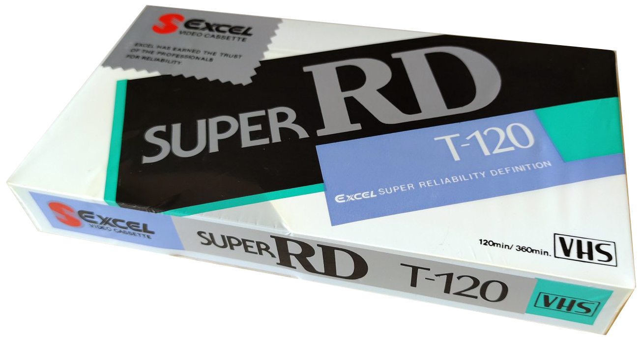 VHS, Video Home System Excel 120 "Super RD" Type I Normal Japan