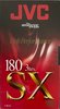 VHS, Video Home System JVC SX 180 "E-180 SX B" Type I Normal 2002 Europe