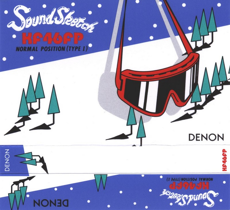 Compact Cassette Denon KF 46 "Sound Sketch KF46FP" Type I Normal 1986 Japan