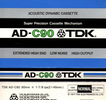 Compact Cassette TDK AD 90 Type I Normal 1977 Europe, USA