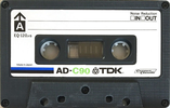 Compact Cassette TDK AD 90 Type I Normal 1977 Europe, USA