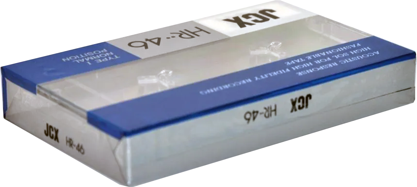 Compact Cassette JCX 46 Type I Normal 1989 Japan