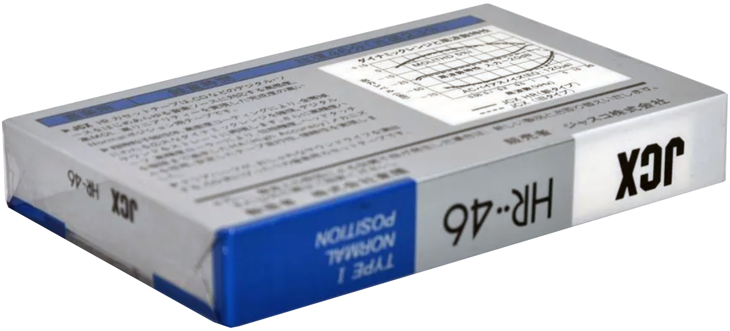 Compact Cassette JCX 46 Type I Normal 1989 Japan