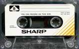 Compact Cassette Sharp "for SHARP GF-5656" Demonstration Tape 1980 Worldwide