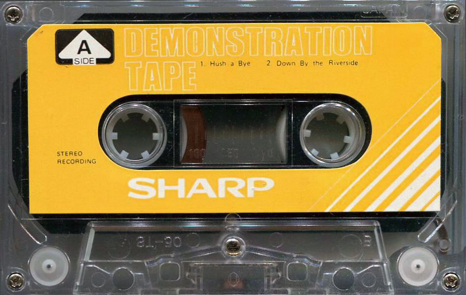 Compact Cassette Sharp "for SHARP GF-5656" Demonstration Tape 1980 Worldwide