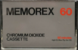 Compact Cassette Memorex 60 Type II Chrome 1978 Germany