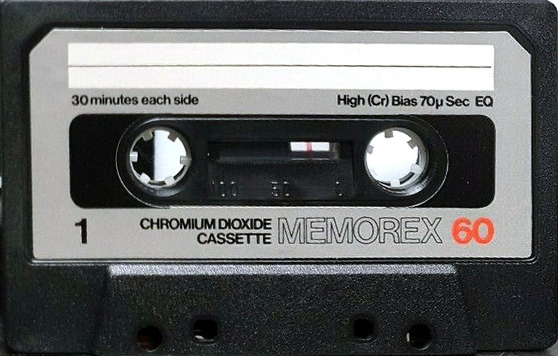 Compact Cassette Memorex 60 Type II Chrome 1978 Germany