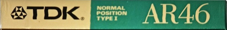Compact Cassette TDK AR 46 "AR-46M" Type I Normal 1990 Japan