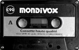 Compact Cassette Mondivox 90 Type I Normal 1987 France