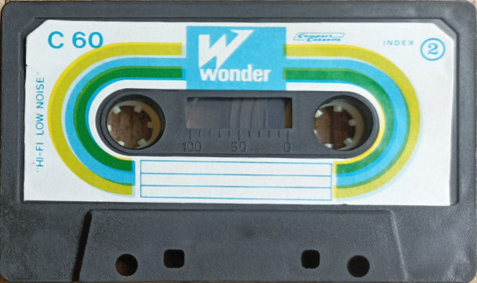 Compact Cassette Wonder 60 Type I Normal 1973 France