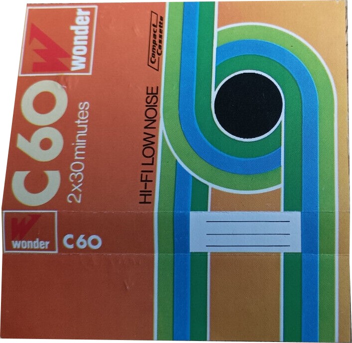 Compact Cassette Wonder 60 Type I Normal 1973 France