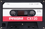 Compact Cassette Prism CX 120 Type I Normal USA