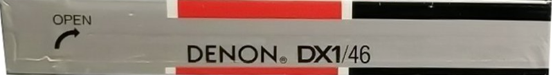 Compact Cassette Denon DX1 46 "DX1-46TE" Type I Normal 1992 Europe