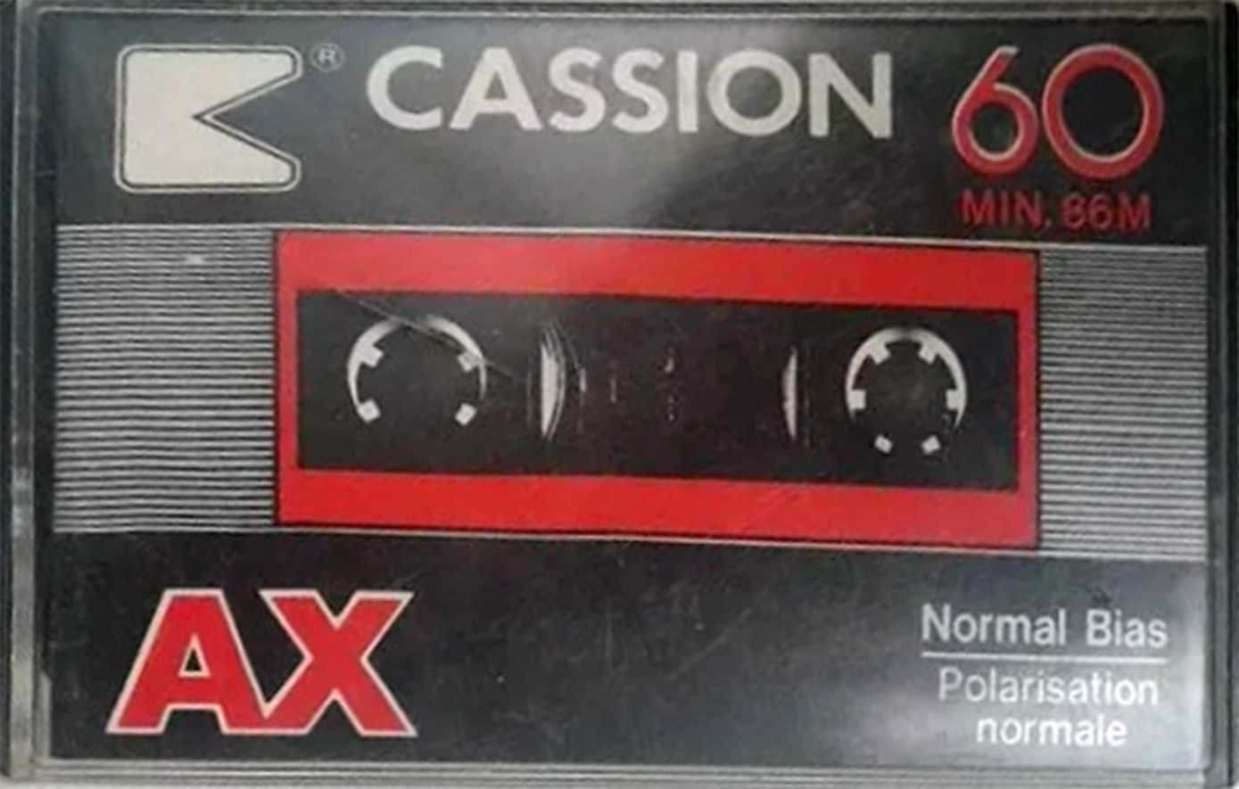 Compact Cassette Cassion AX 60 Type I Normal 1987 Canada