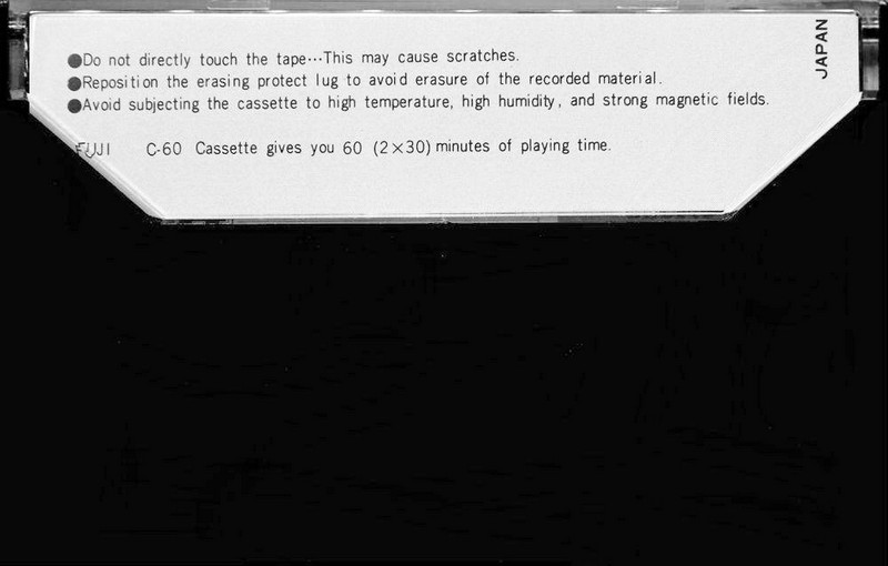 Compact Cassette Fuji 60 Type I Normal 1969 Japan